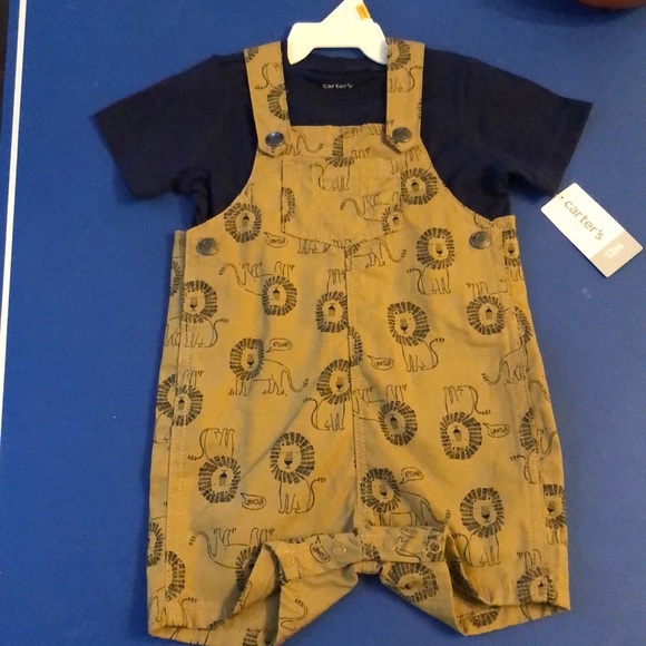 Carter's Other - New with tags Carter’s overalls and shirt